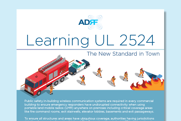 Infographic: ADRF Learning UL 2524
