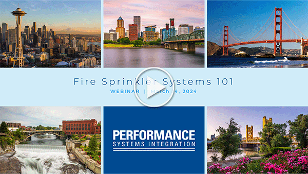 Fire Sprinkler Systems 101 poster