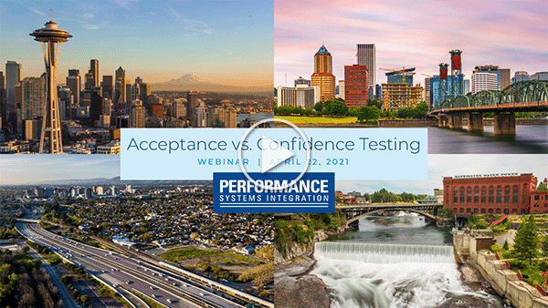 Acceptance vs. Confidence Testing